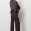 Pantaloni dritti morbidi al tatto Pantaloni dritti morbidi al tatto
