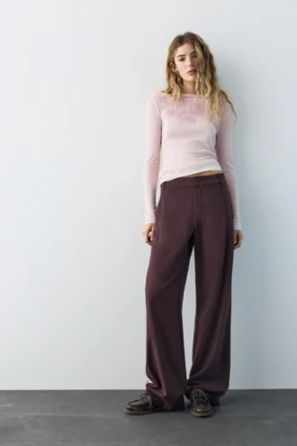 Pantaloni eleganti con pinces