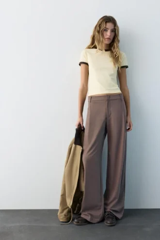 Pantaloni eleganti con pinces