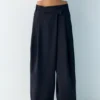 Pantaloni eleganti con vita incrociata Pantaloni eleganti con vita incrociata