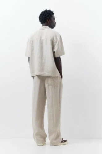 Pantaloni jogger 100% lino