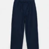 Pantaloni jogger in denim a righe Pantaloni jogger in denim a righe