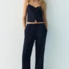 Pantaloni jogger in misto lino Pantaloni jogger in misto lino