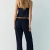 Pantaloni jogger in misto lino Pantaloni jogger in misto lino