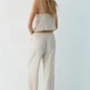 Pantaloni jogger in misto lino Pantaloni jogger in misto lino