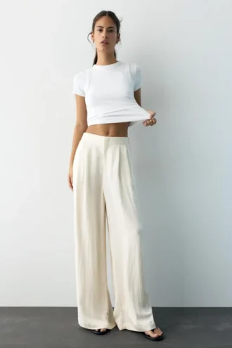 Pantaloni sartoriali con pinces