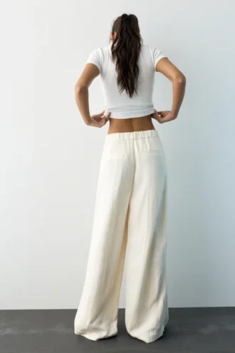 Pantaloni sartoriali con pinces
