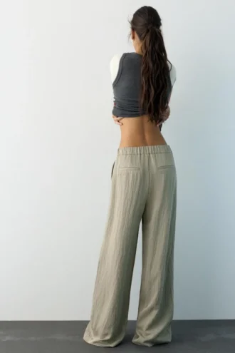 Pantaloni sartoriali con pinces