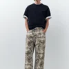 Pantaloni stampati con tasche Pantaloni stampati con tasche