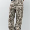 Pantaloni stampati con tasche Pantaloni stampati con tasche