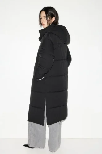 Piumino idrorepellente da indossare come cappotto