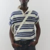Polo a righe in maglia STWD Polo a righe in maglia STWD