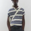Polo a righe in maglia STWD Polo a righe in maglia STWD