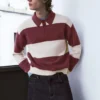 Polo in maglia a pannelli Polo in maglia a pannelli
