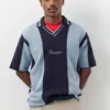 Polo in maglia a righe ricamata Polo in maglia a righe ricamata