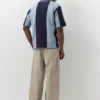 Polo in maglia a righe ricamata Polo in maglia a righe ricamata