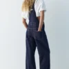 Salopette lunga in denim Salopette lunga in denim