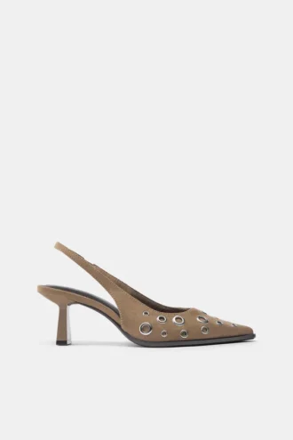 Scarpe col Tacco borchiate