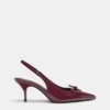 Scarpe col Tacco in vernice con fiocco