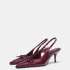 Scarpe col Tacco in vernice con fiocco