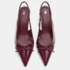 Scarpe col Tacco in vernice con fiocco