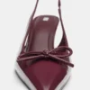Scarpe col Tacco in vernice con fiocco