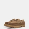 Scarpe da barca in pelle con suola spessa