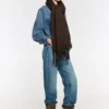 Sciarpa maxi effetto mohair Sciarpa maxi effetto mohair