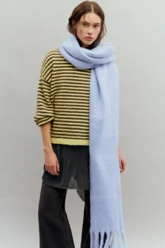 Sciarpa maxi effetto mohair
