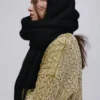 Sciarpa maxi effetto mohair Sciarpa maxi effetto mohair