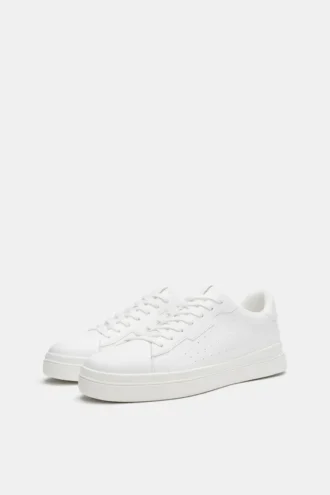 Sneakers basic con suola spessa