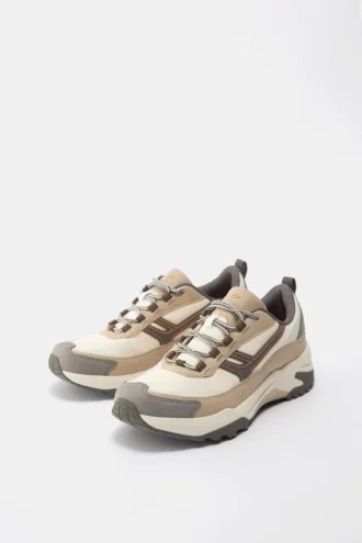 Sneakers chunky a più pezzi