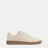 Sneakers in pelle crosta
