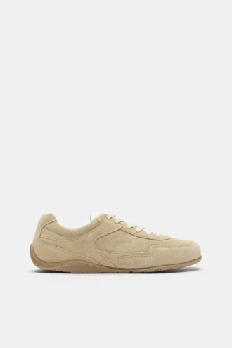 Sneakers in pelle scamosciata