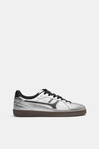 Sneakers retrò metallizzate
