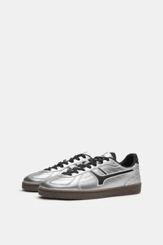 Sneakers retrò metallizzate