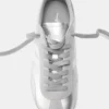 Sneakers retrò metallizzate