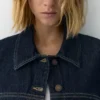 Sovracamicia in denim dal taglio squadrato