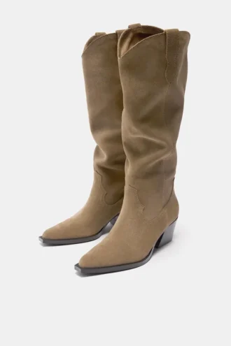 Stivali da cowboy in pelle