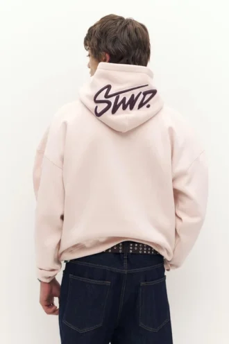 STWD Felpa con cappuccio ricamata