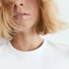 T-shirt a maniche corte a costine T-shirt a maniche corte a costine