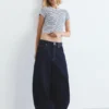 T-shirt a maniche corte a costine T-shirt a maniche corte a costine