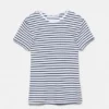 T-shirt a maniche corte a costine T-shirt a maniche corte a costine