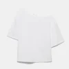 T-shirt a maniche corte asimmetrica T-shirt a maniche corte asimmetrica
