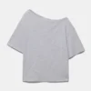 T-shirt a maniche corte asimmetrica T-shirt a maniche corte asimmetrica