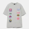 T-shirt a maniche corte con toppe T-shirt a maniche corte con toppe