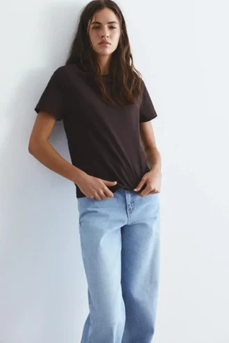T-shirt a maniche corte in 100% cotone