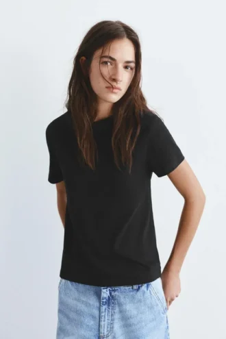 T-shirt a maniche corte in 100% cotone