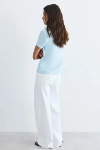 T-shirt a maniche corte in 100% cotone