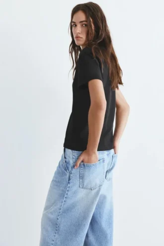T-shirt a maniche corte in 100% cotone